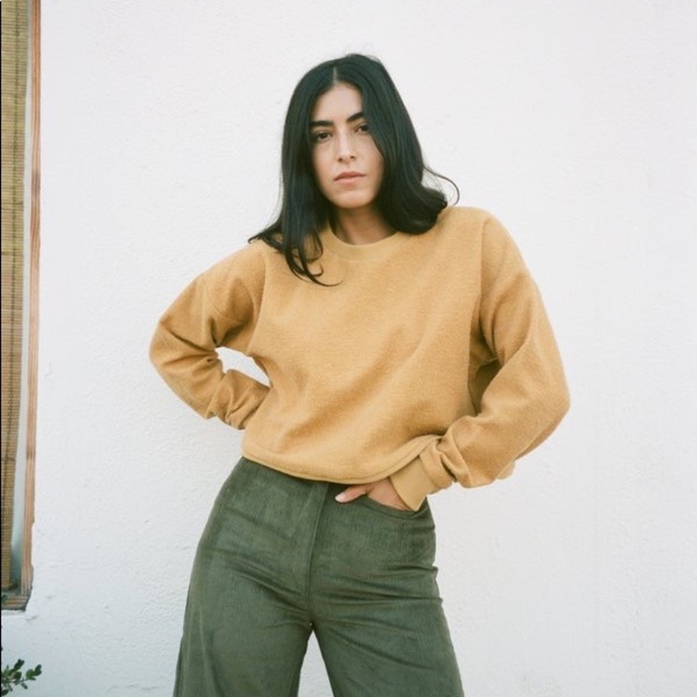 Selva / Negra Abbi pant olive corduroy wide straight leg size 6